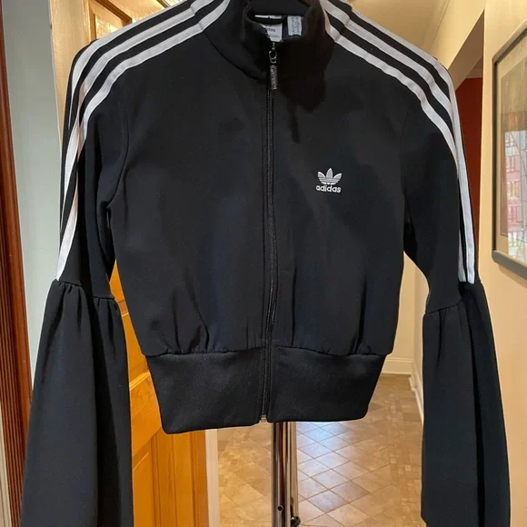 Adidas Women's Black Track Jacket - Picture 2 of 6